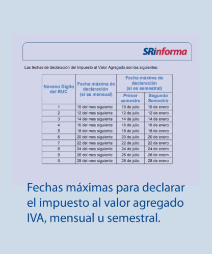 Llenado de formulario declaración de iva - Imagen 3